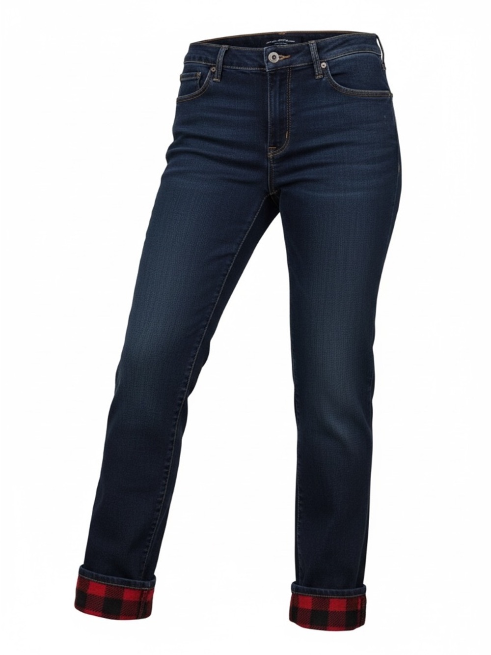 Eddie Bauer Flannel Lined Jeans, size 14
